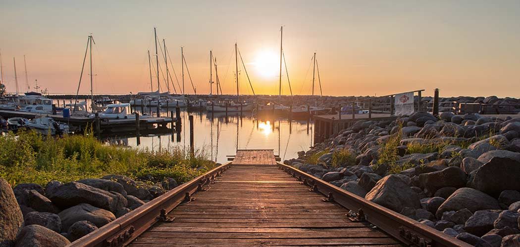 Der Yachthafen Lohme