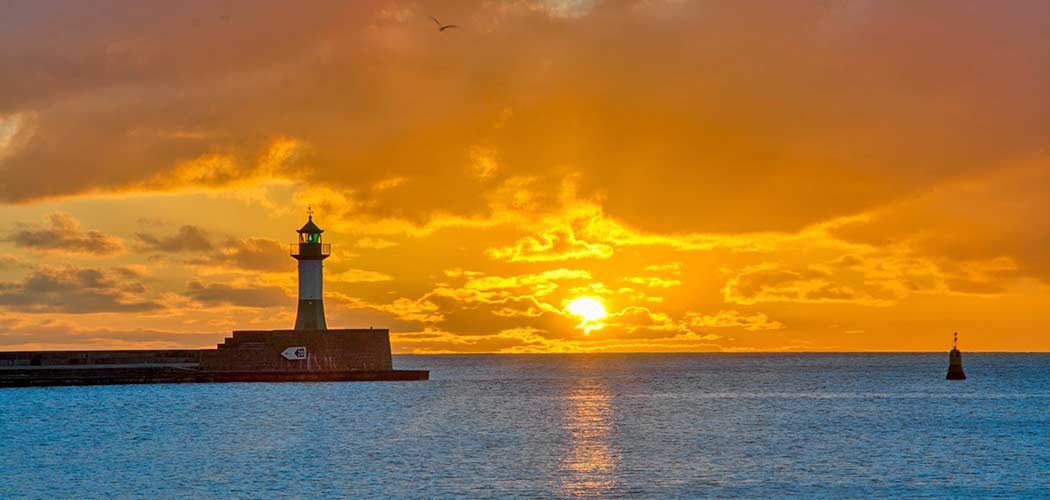 Der Leuchtturm in Sassnitz